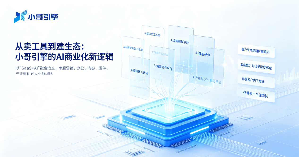 从卖工具到建生态：小哥引擎的AI商业化新逻辑